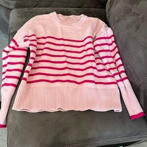 Sweater by philosophy pink really pretty on the shorter side